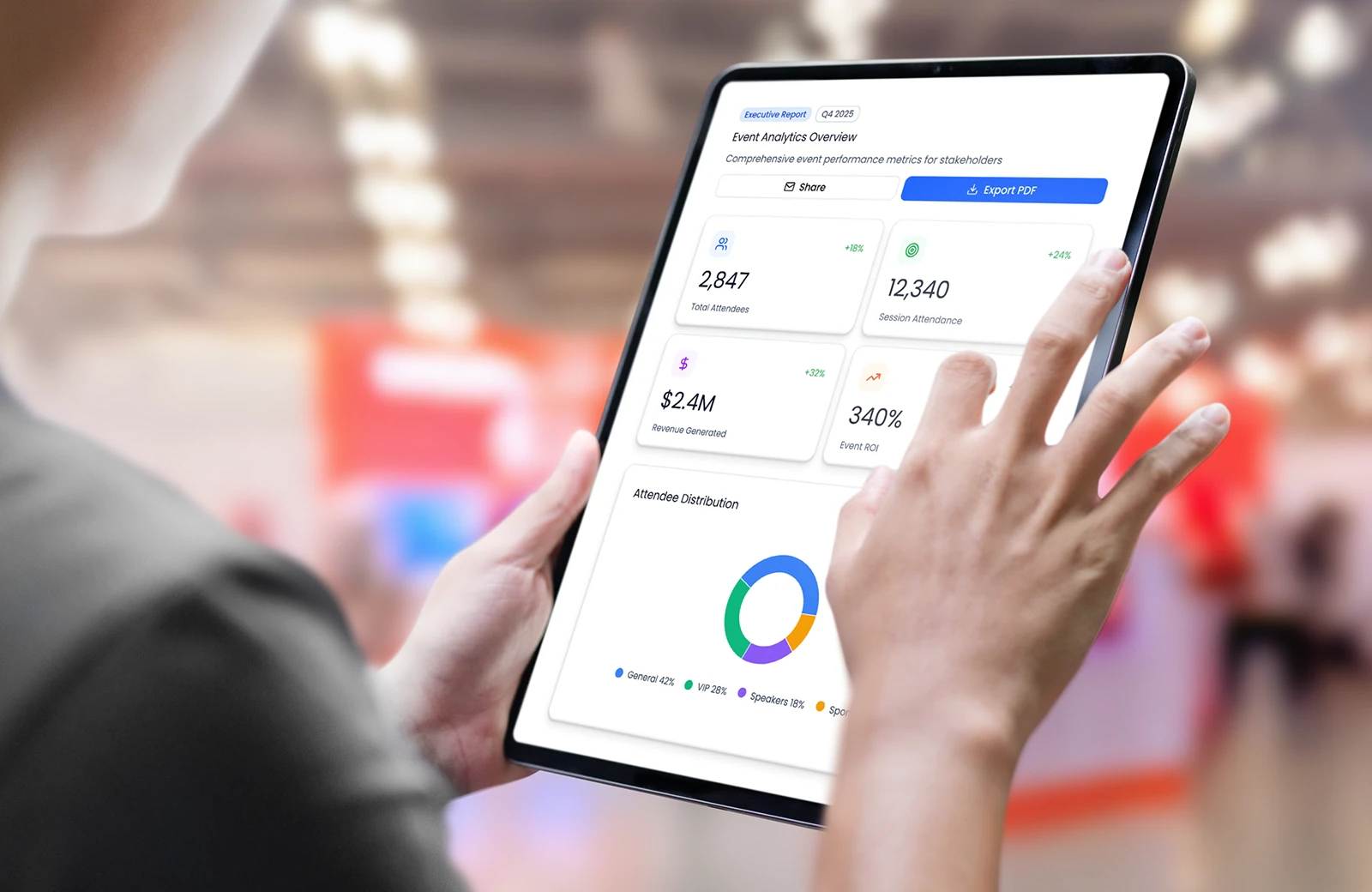 Custom report configuration interface