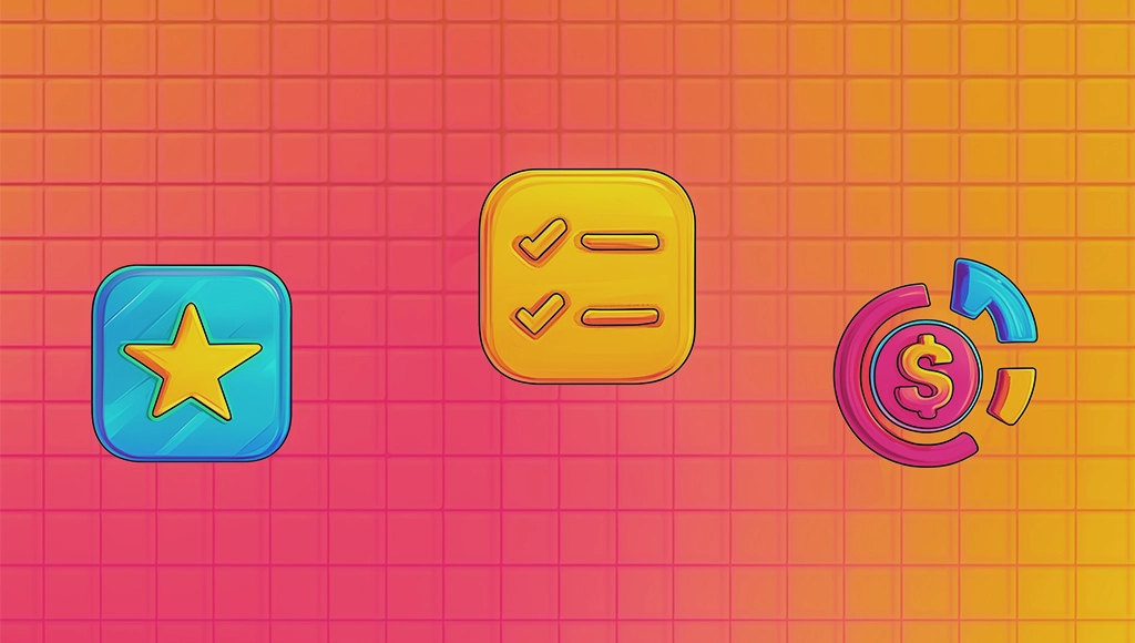 Illustrated event management cover with a star icon, checklist, and budget symbol