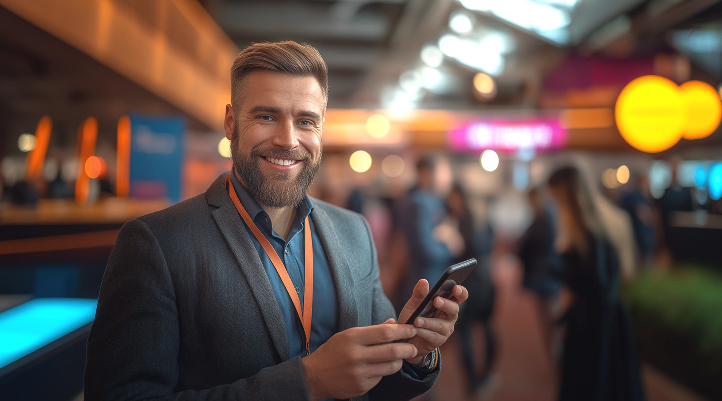 Event planner role illustration with scheduling, budget, and attendee coordination tasks