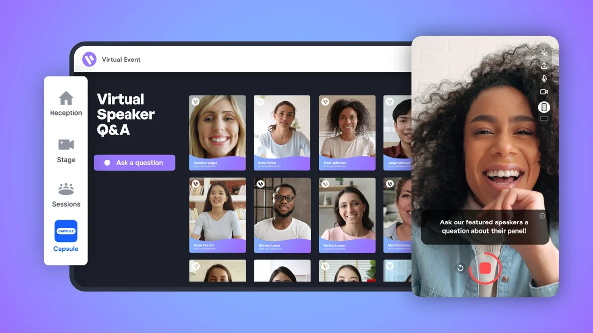 Hopin virtual event platform