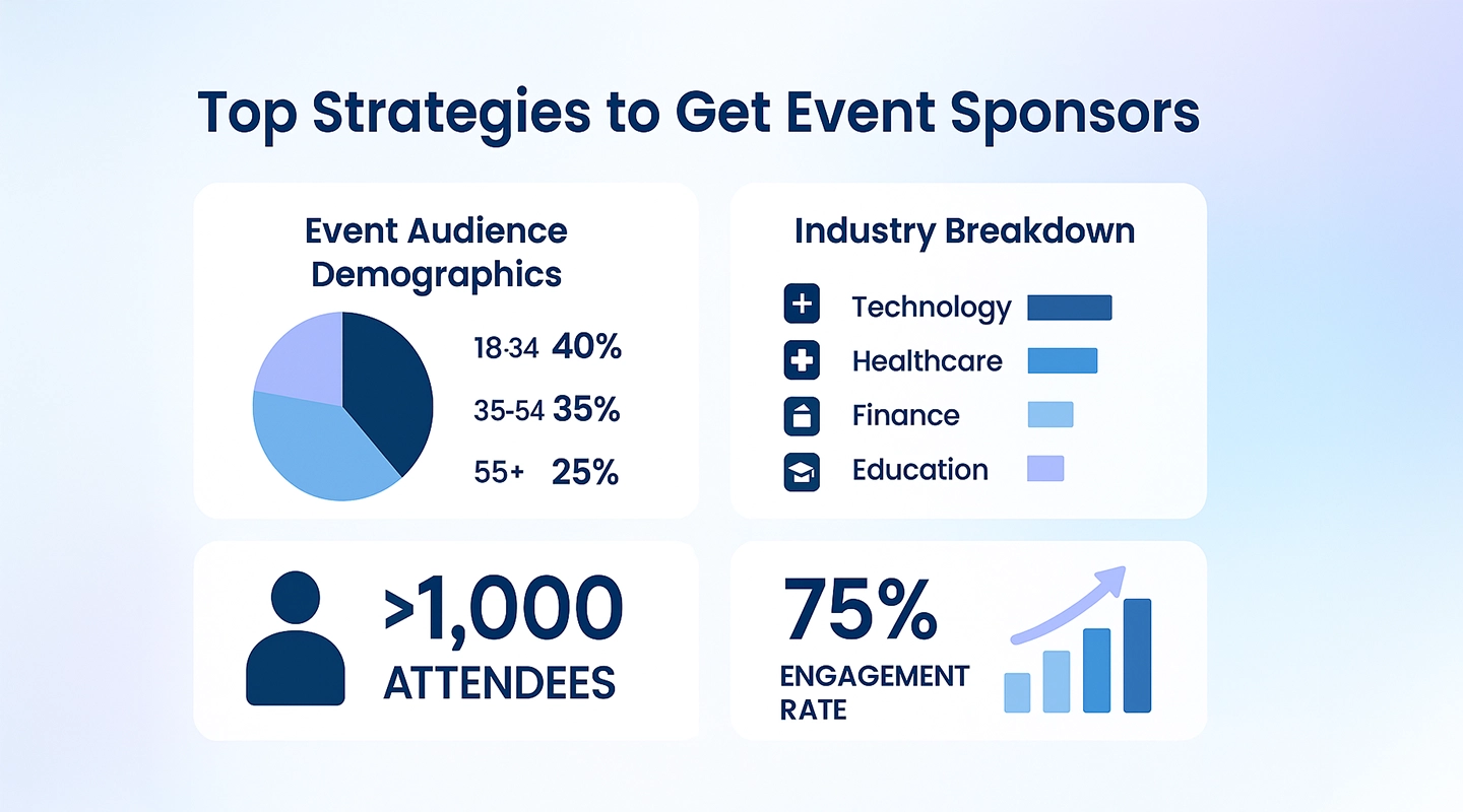 Illustration of building a detailed sponsorship plan with audience, assets, and delivery steps mapped out