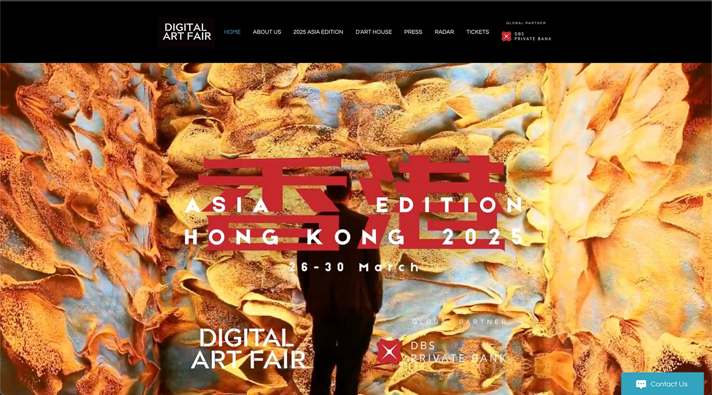 Digital Art Fair website