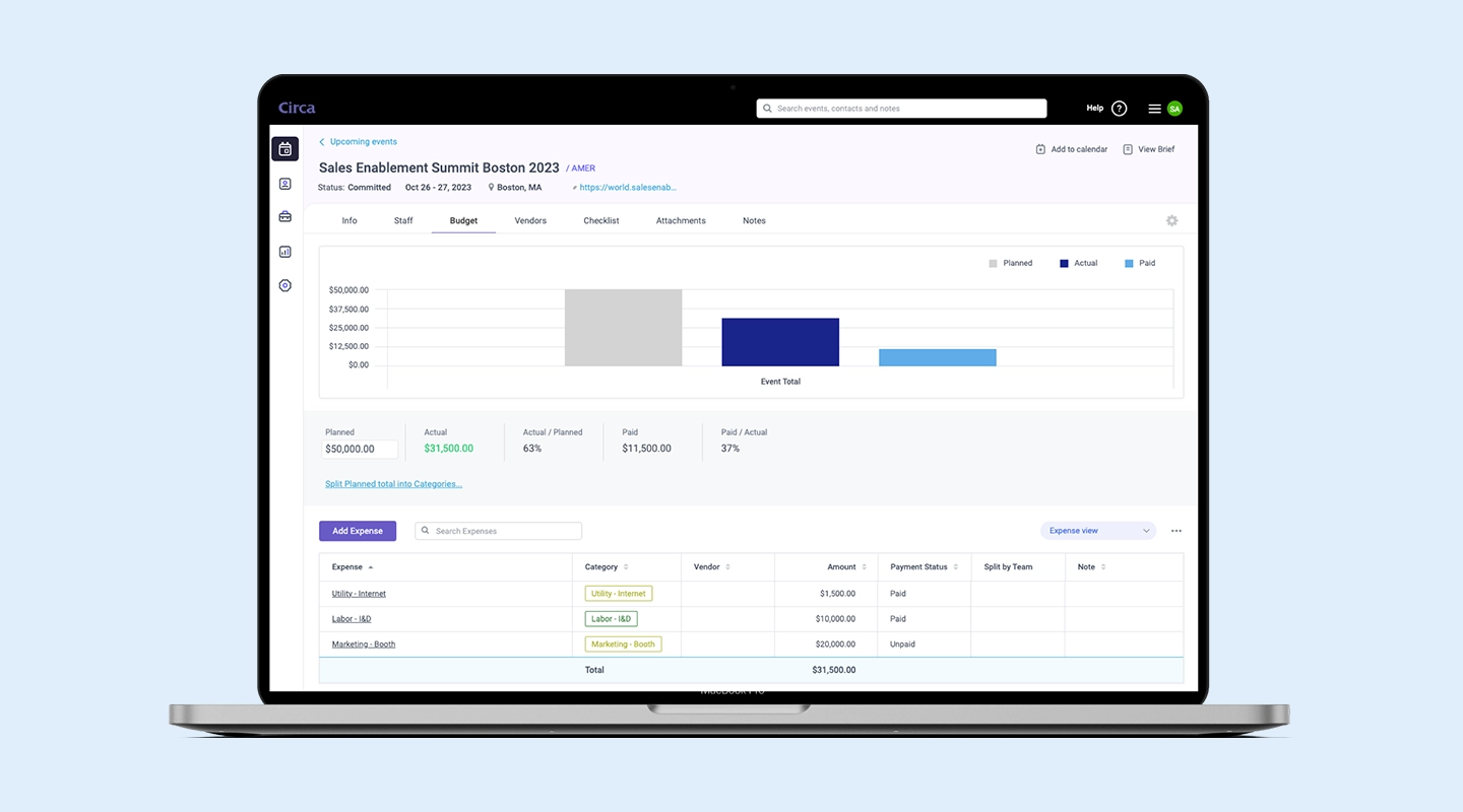 EventGeek event tracking