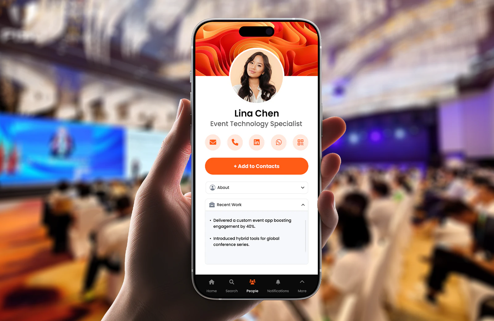 Professional speaker coordination interface