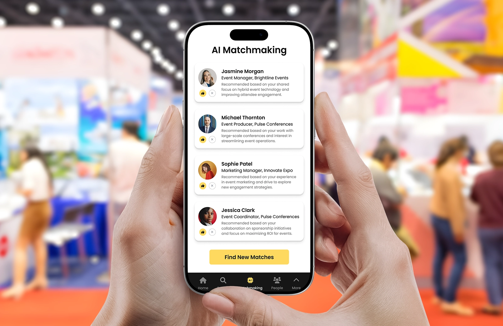 Industry show networking and engagement tools