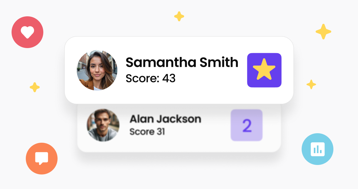 Gamification feature screenshot