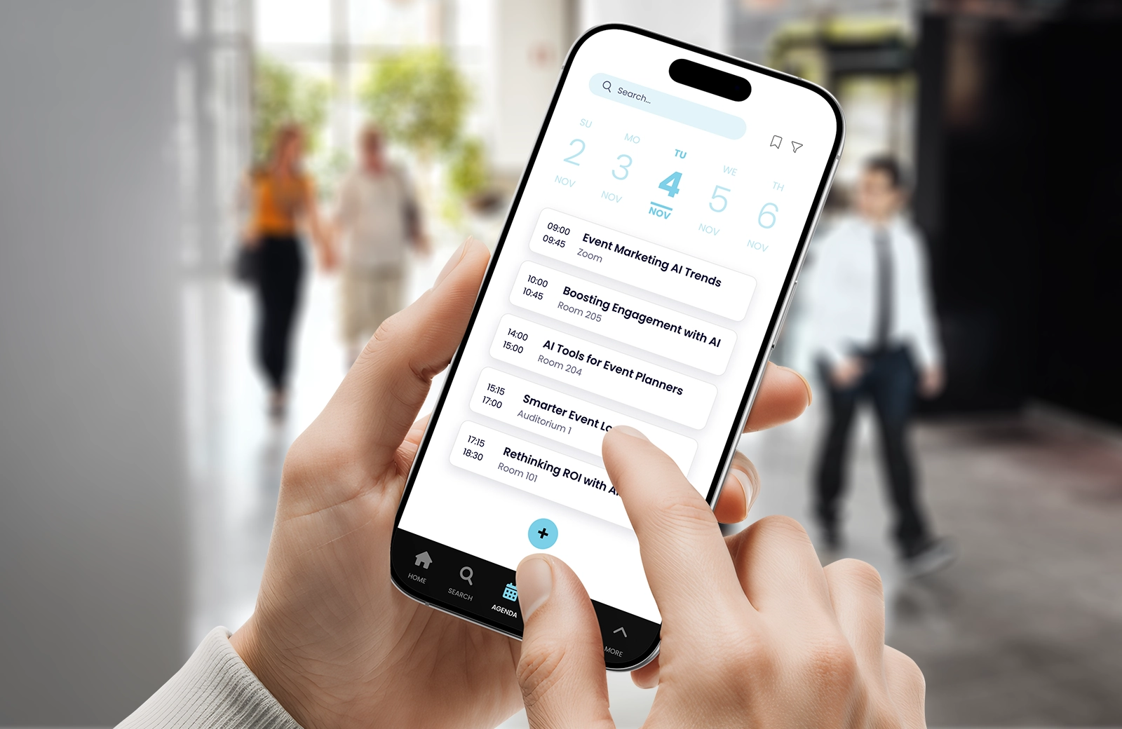 Internal event agenda management