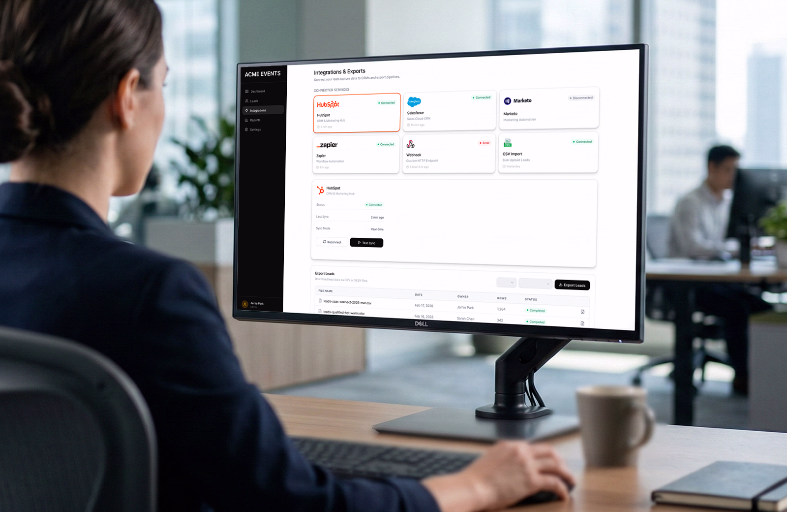 Lead data integrations and exports