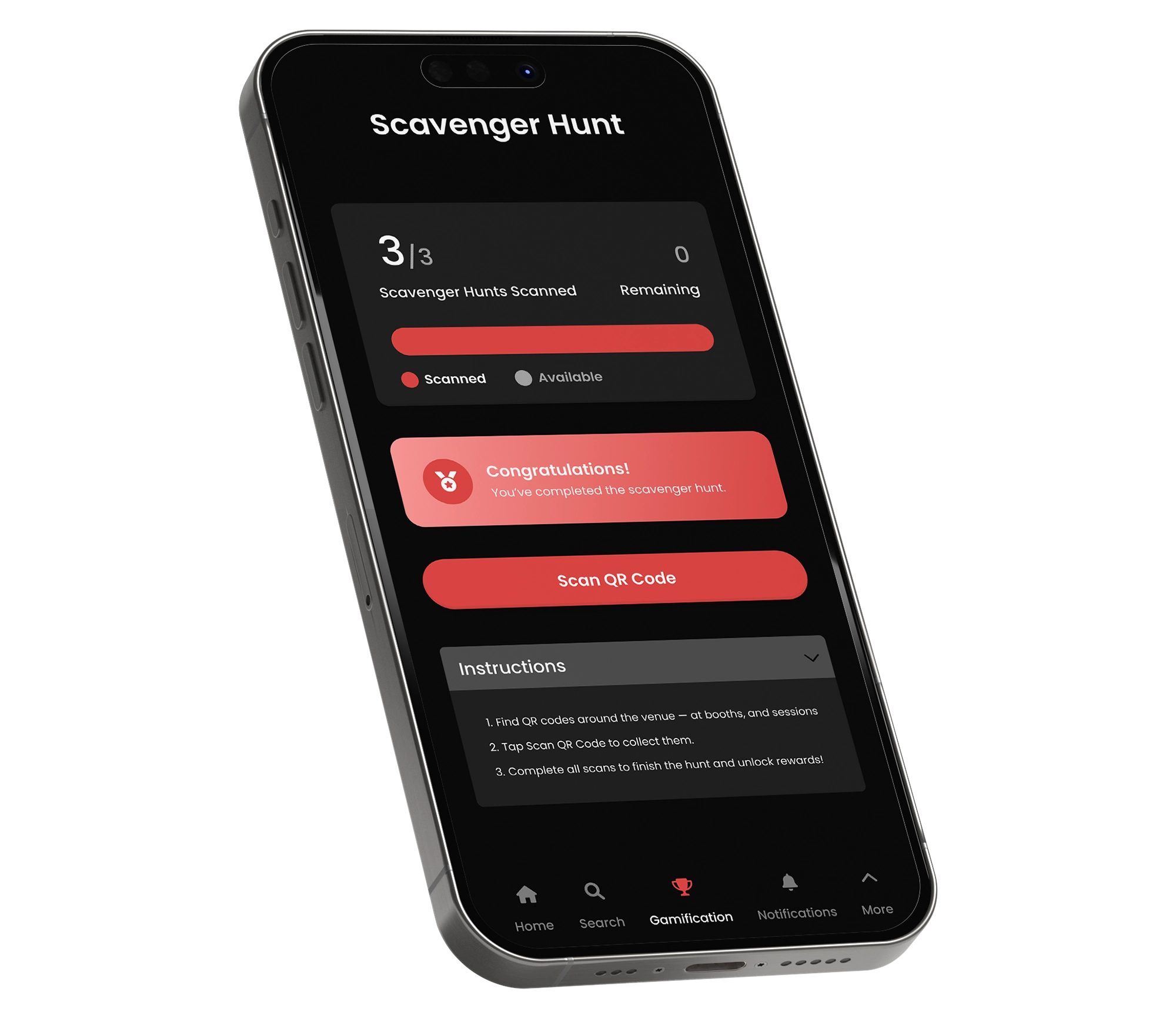Fliplet gamification and engagement features