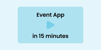 Build an Event App in 15 Minutes - Webinar thumbnail