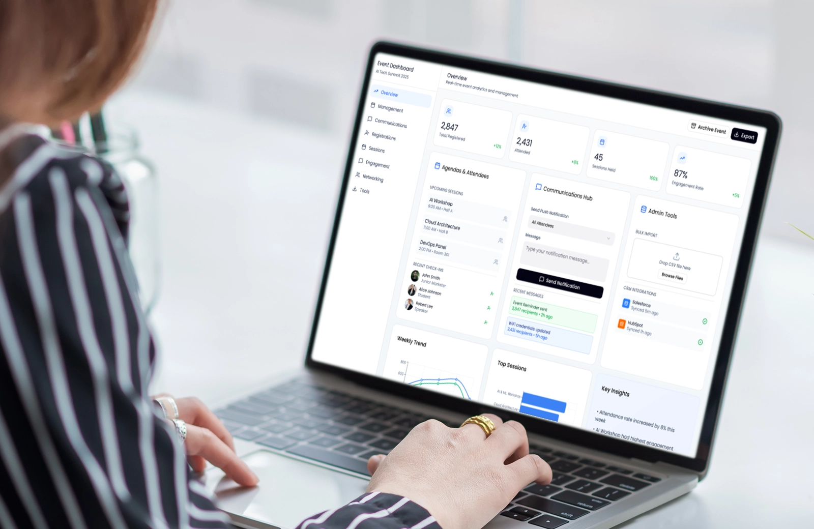 Summit analytics dashboard